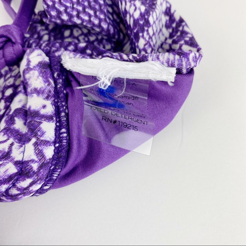 Beach Bunny Bikini Rendezvous Purple Python Bikini Set RARE - Picture 5 of 11